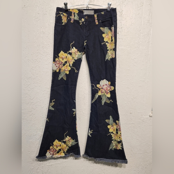 Free People Bali Nights Flare Miami Combo Sz 25 EUC - Picture 2 of 5